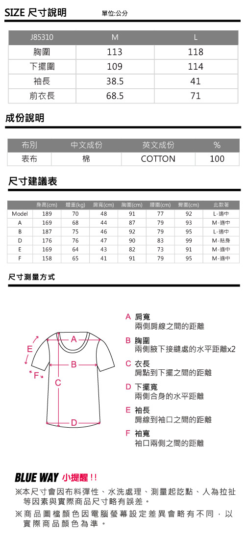 地藏小王 BLUE WAY 擅變我型系列-標籤印花落肩寬版短TEE