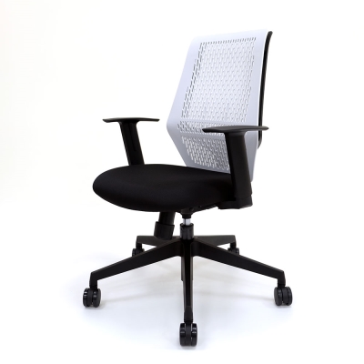 【MADESK】SKOLD Chair人體工學椅/電腦椅/辦公椅/盾牌椅-經典白背/沈穩黑