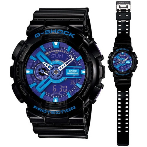 G-SHOCK GA-110HC系列腕錶(GA-110HC-1A)-藍x黑/55mm