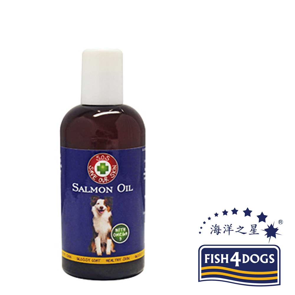 海洋之星FISH4DOGS、S.O.S.挪威鮭魚油100ml、犬貓皆適用