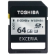 TOSHIBA EXCERIA 64GB UHS-I U3 SDXC 急速炫銀記憶卡 product thumbnail 1