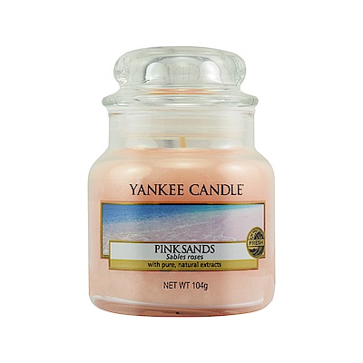 YANKEE CANDLE 香氛蠟燭-粉紅沙104g