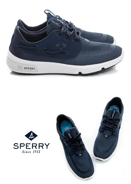 SPERRY 全新進化7SEAS全方位休閒鞋(男款)-海軍藍