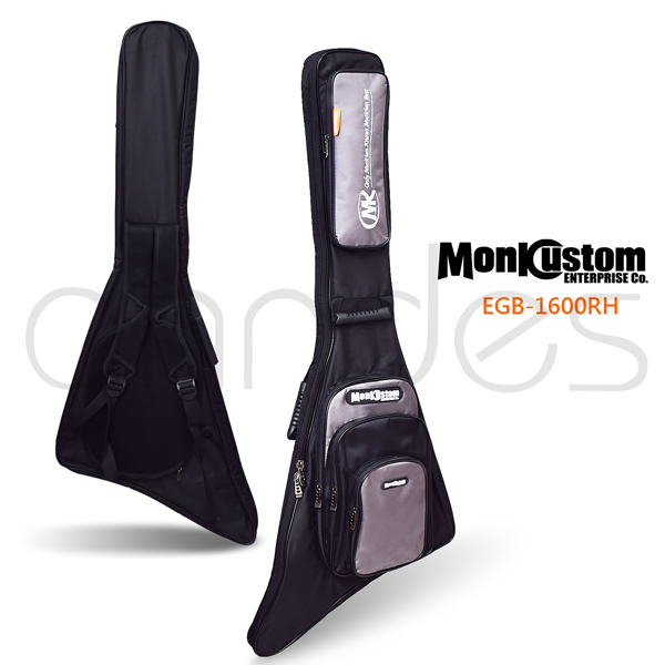 Monkcustom 電吉他 特殊型 多重收納設計 防水厚琴袋(EGB-1600RH)