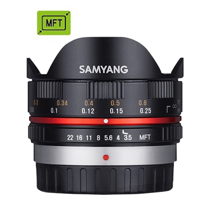 SAMYANG 7.5mm F3.5 Fish-eye FOR M4/3 手動鏡頭(公司貨)