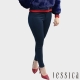 JESSICA - 百搭簡約素面合身長褲（藍） product thumbnail 1