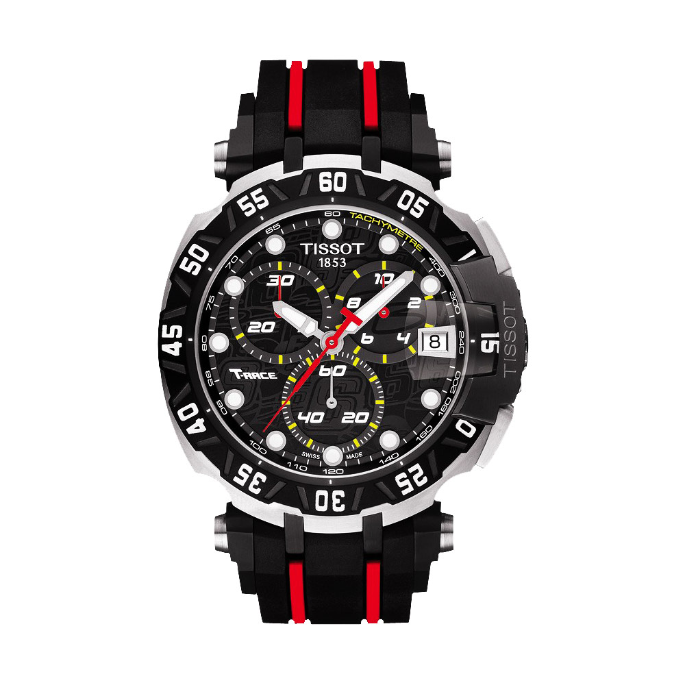 TISSOT 天梭 官方授權 T-RACE STEFAN BRADL 2015 計時限量腕錶-45mm