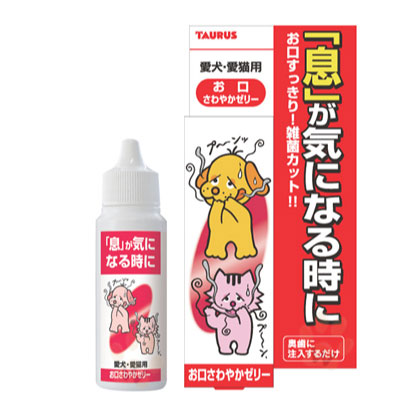 日本金牛座 犬貓用口氣清爽凝膠30ml1入