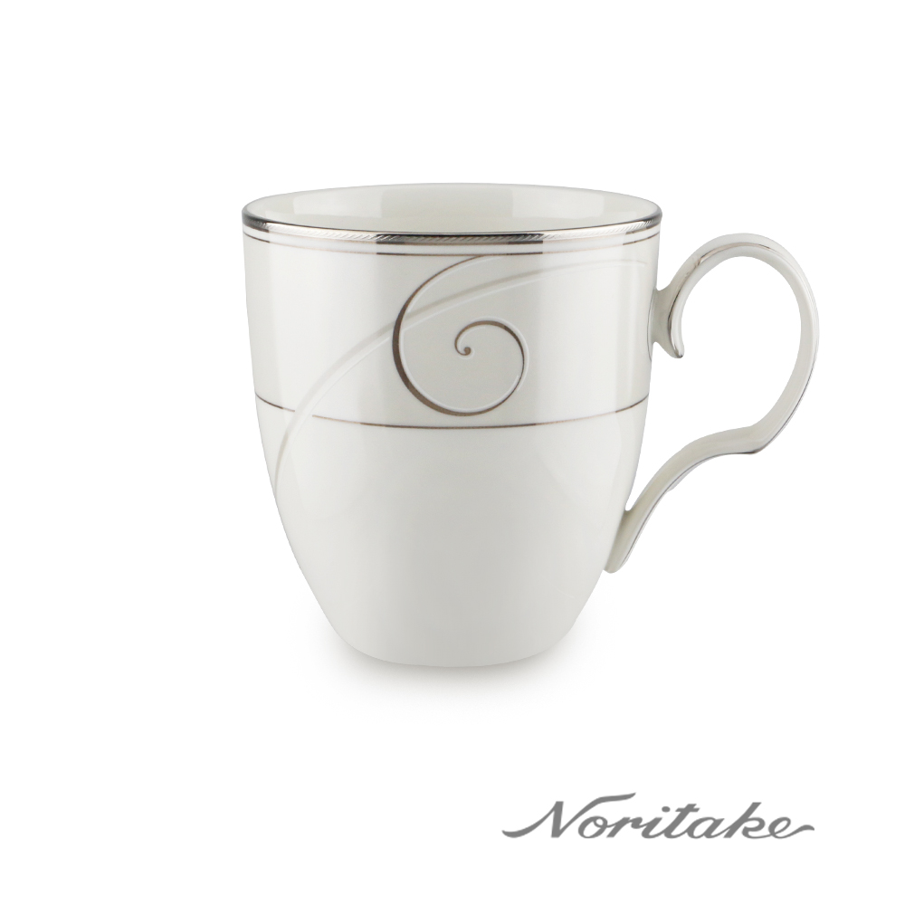 Noritake 彩舞青春銀邊馬克杯