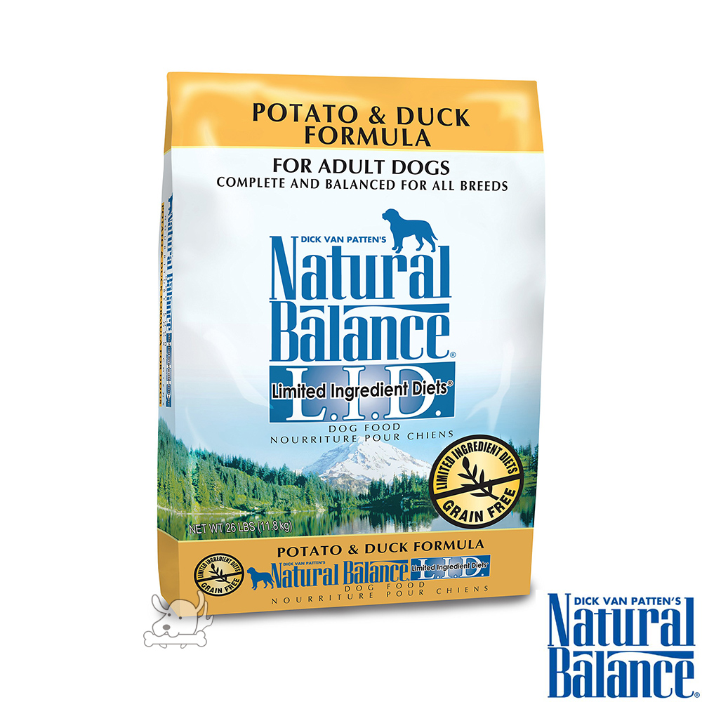 Natural Balance 低敏系列 無榖馬鈴薯鴨肉 全犬糧 原顆粒 4.5磅 x 1