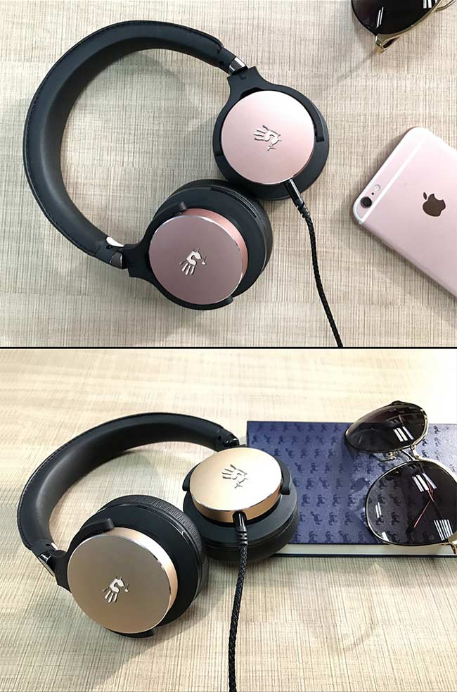 A4 Bloody M510 魔磁雙震膜高音質音樂耳機 (紅)