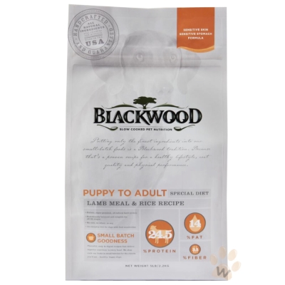 柏萊富blackwood 功能性全齡犬 護膚亮毛配方(羊肉+糙米)30磅