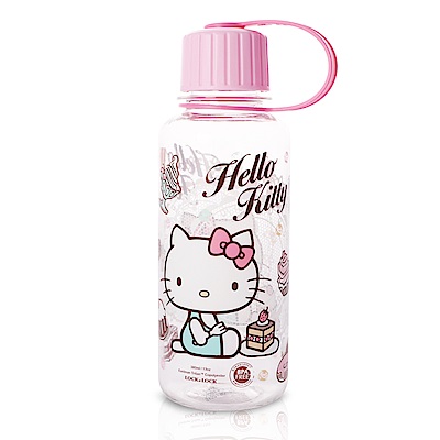 HELLO KITTY樂活優質水壺380ML-蕾絲甜點