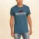 Hollister 經典文字大海鷗設計短袖T恤-藍色 HCO product thumbnail 1