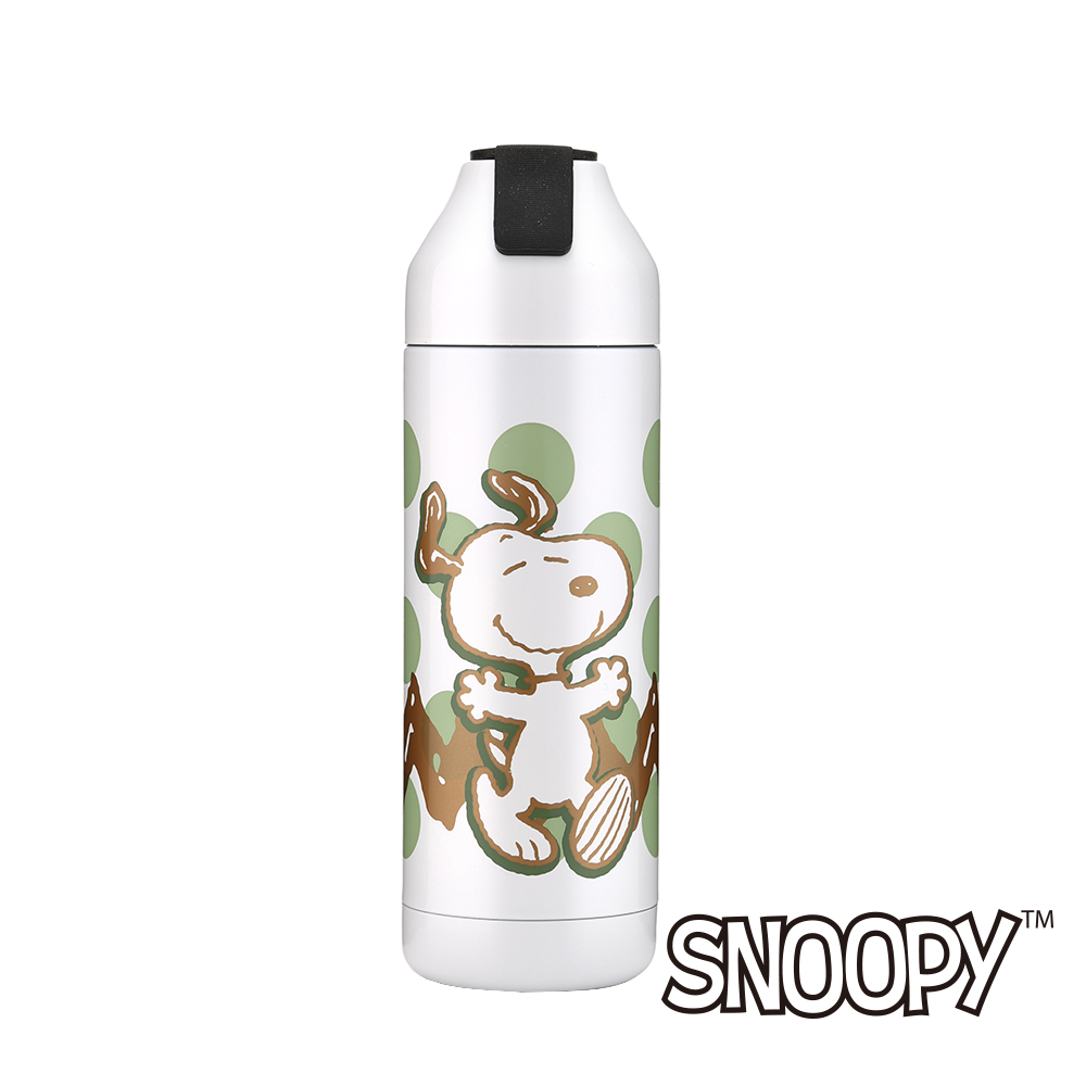 史努比SNOOPY 翠燦304不鏽鋼提手保溫瓶400ml