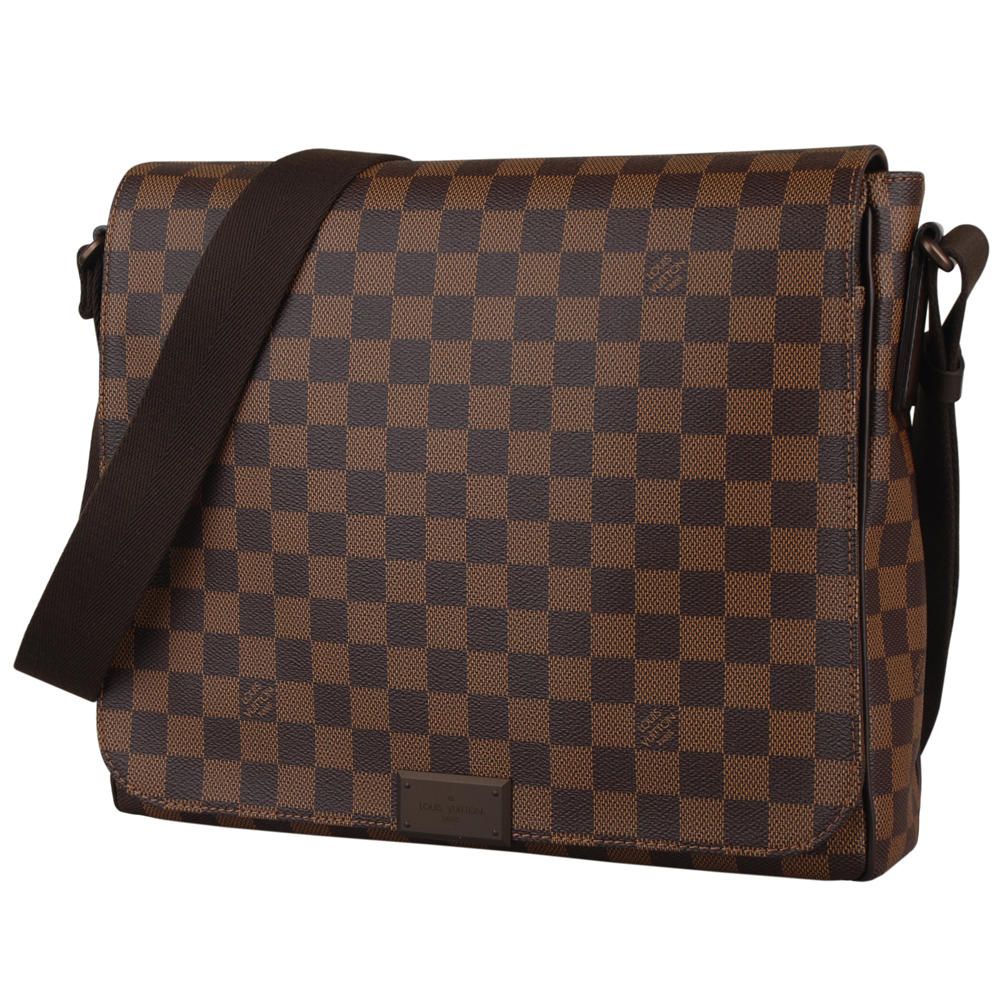 Replica Louis Vuitton N41212 District MM Messenger Bag Damier Ebene Canvas  For Sale