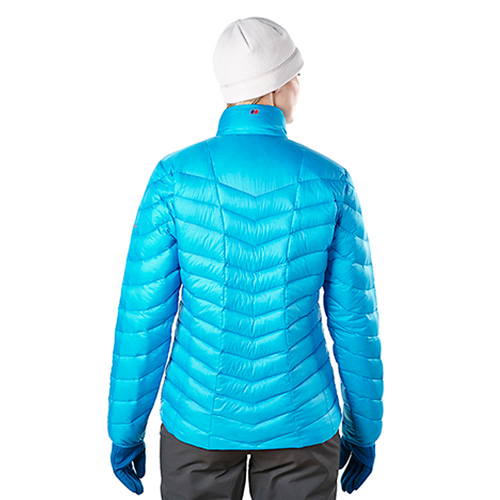 【Berghaus 貝豪斯】女款抗風防潑水羽絨外套F22F05-藍