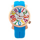 PLAYBOY 60週年紀念錶款 玫瑰金框+淺藍色帶/44mm product thumbnail 1