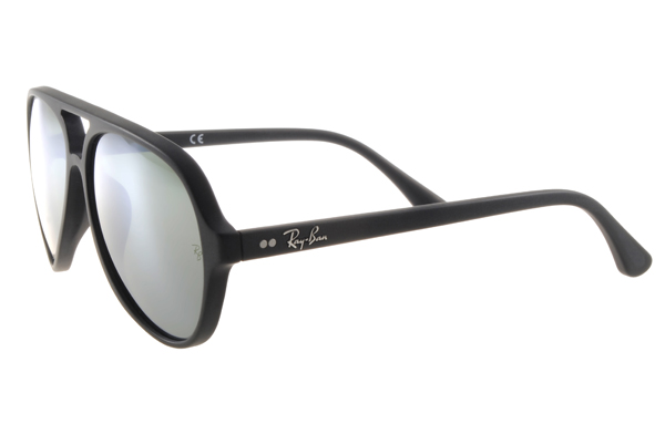RAY BAN太陽眼鏡 經典品牌/黑-水銀鏡面#RB4125F 901S30