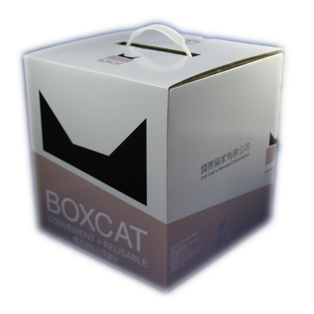 國際貓家BOXCAT 灰標-極速凝結小球貓砂12L(10kg)