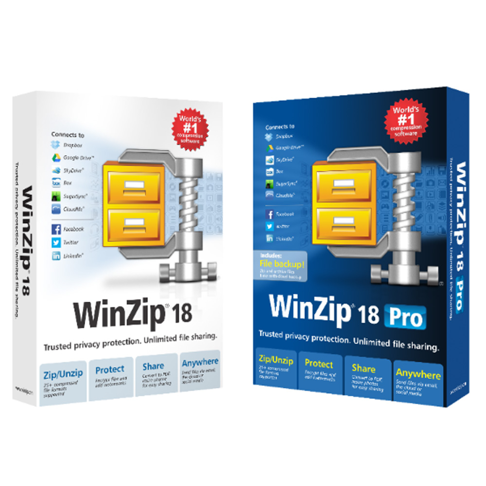 WinZip 18.5 Pro 專業壓縮軟體(下載版 含備份光碟)
