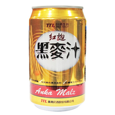 《台酒生技》 紅麴黑麥汁 (330ml x 12入)