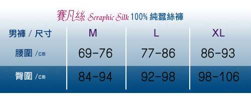 男內褲 100%蠶絲男低腰三角褲 M-XL(深藍)Seraphic