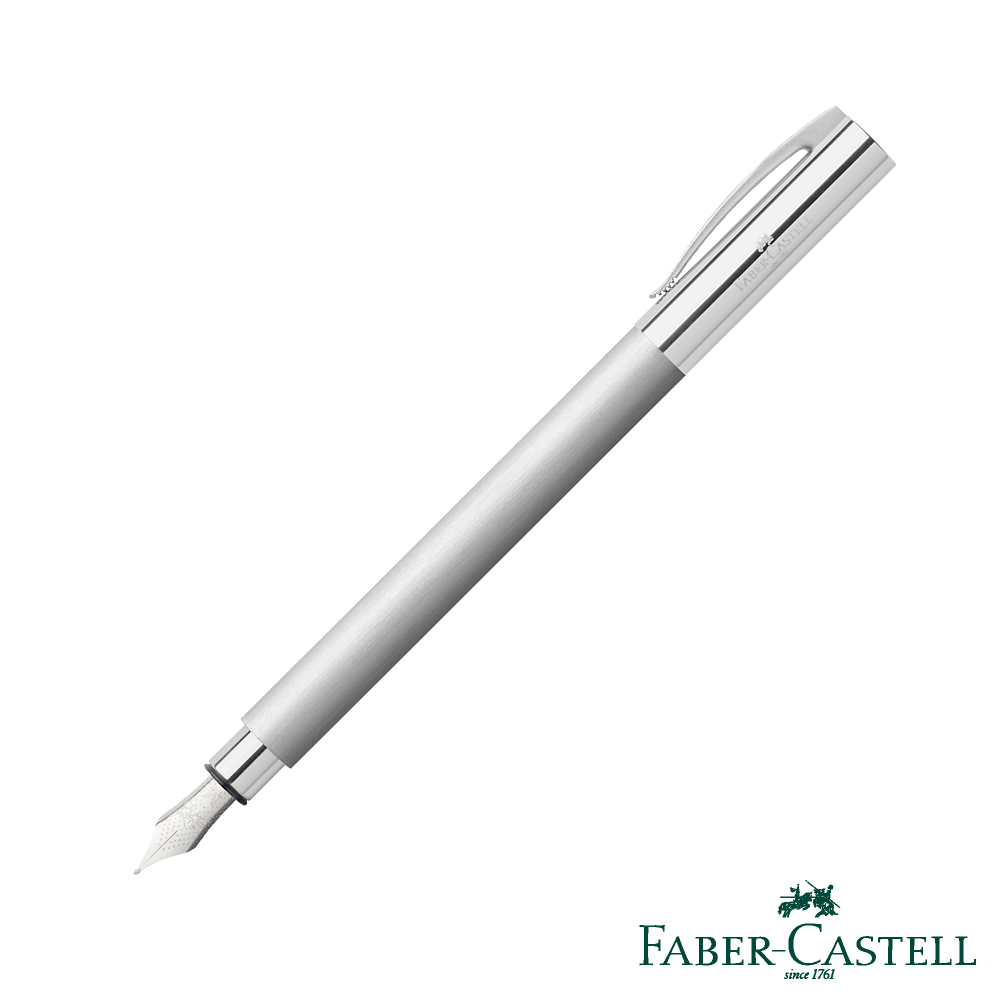 Faber-Castell 成吉思汗Ambition-鋼鐵金屬感銀絲系列鋼筆