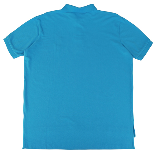 Ralph Lauren 經典戰馬短袖POLO衫(男/藍底大橘馬)
