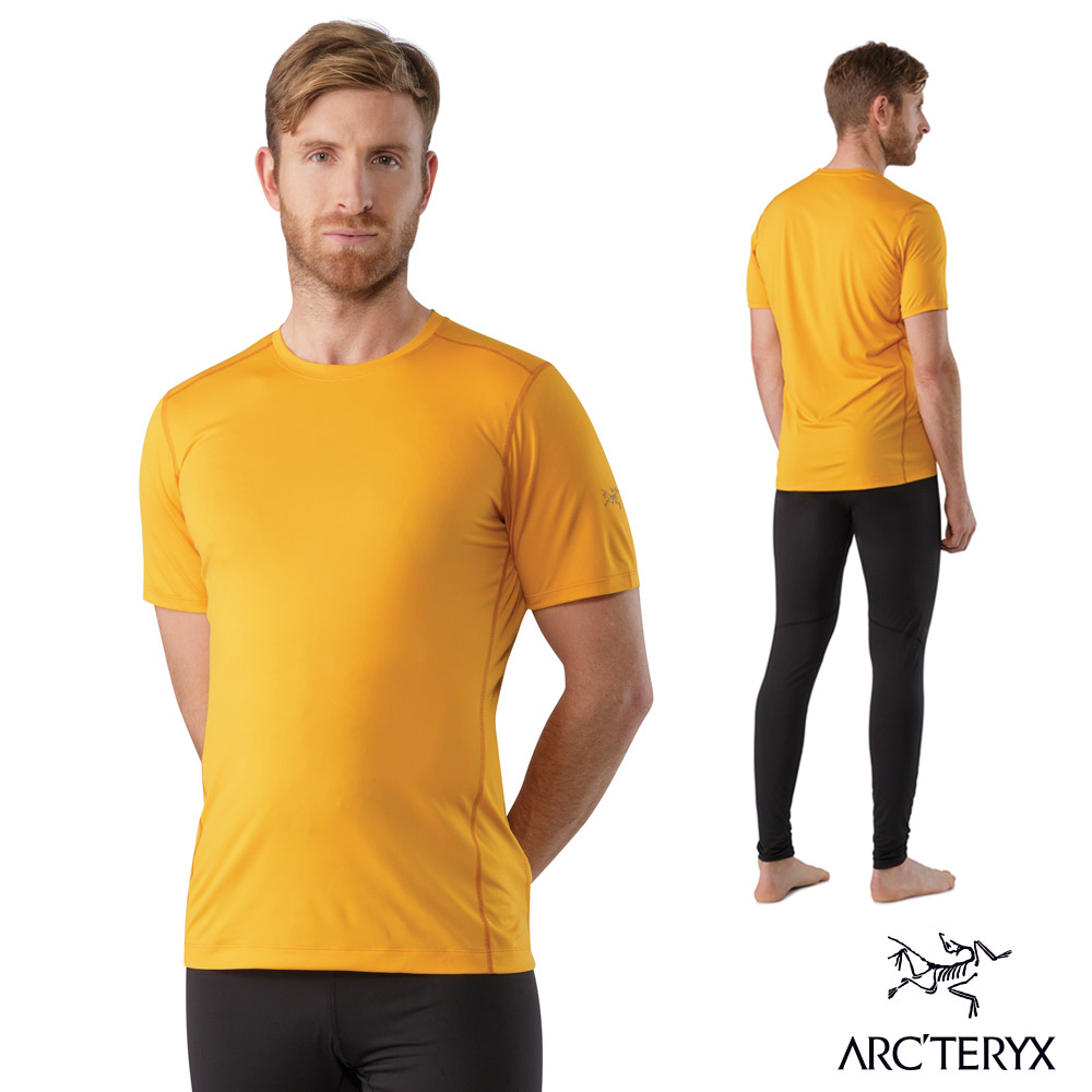 Arcteryx 始祖鳥 男 Phase SL 短袖輕量排汗衣 橘