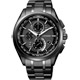 CITIZEN 【鈦】金屬萬年曆5局電波腕錶(AT8044-56E)-黑/42mm product thumbnail 1