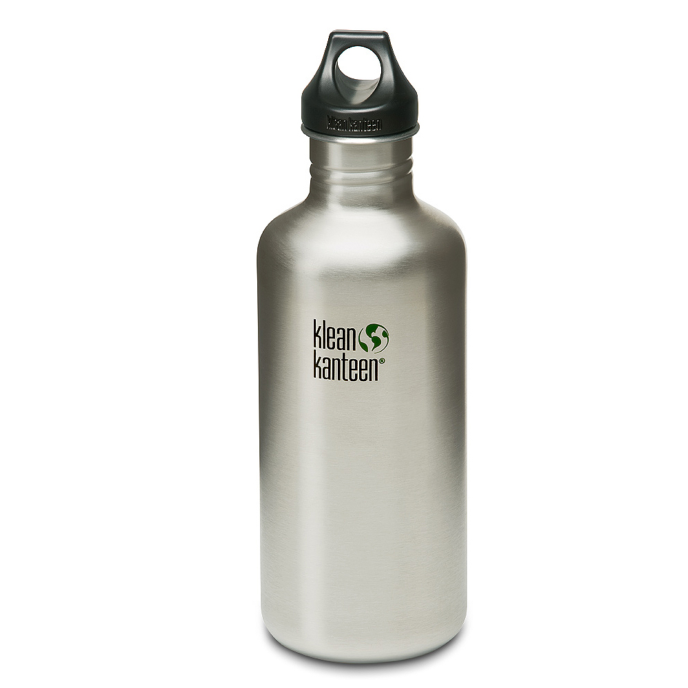 美國Klean Kanteen可利不鏽鋼瓶1182ml-原鋼色