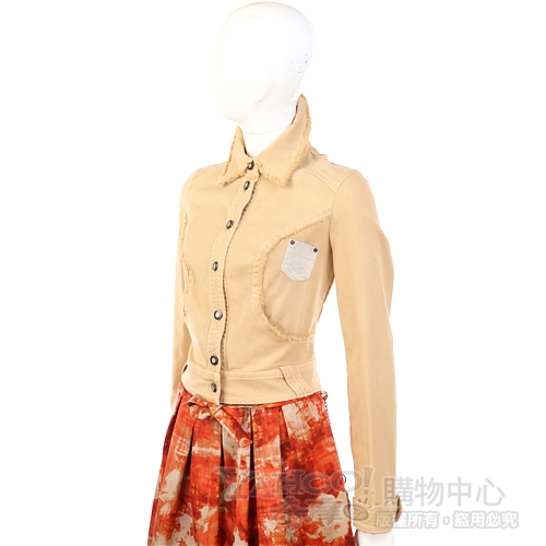 ROBERTA SCARPA 駝色釦式牛仔外套