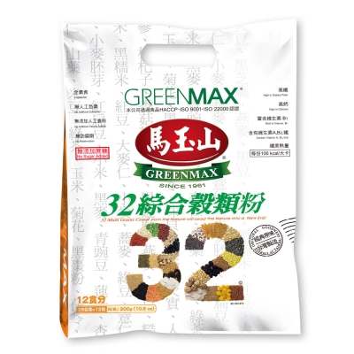 【馬玉山】32綜合穀類粉(25gx12入)