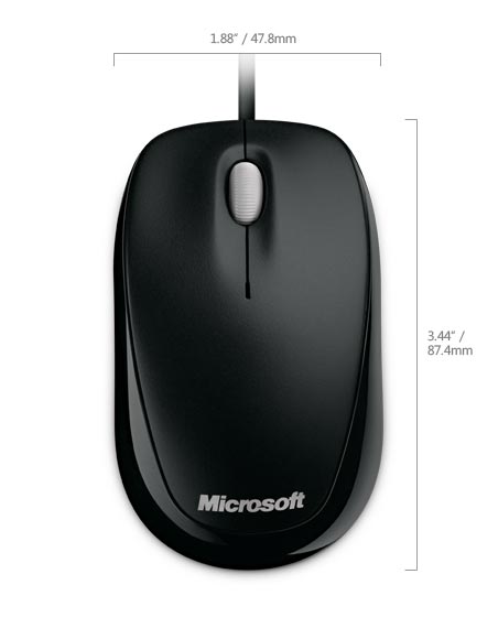 微軟 Microsoft 光學精靈鯊滑鼠 500(黑)