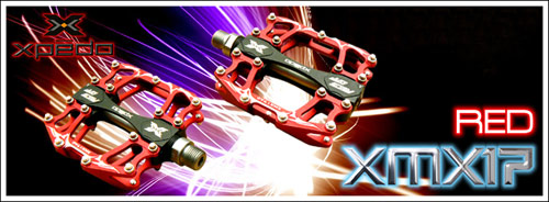 《XPEDO XMX17》多功能鋁合金造型踏板(紅)