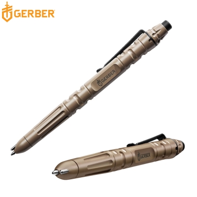 Gerber 軍用戰術筆-玻璃擊破器(咖啡) 31-003226