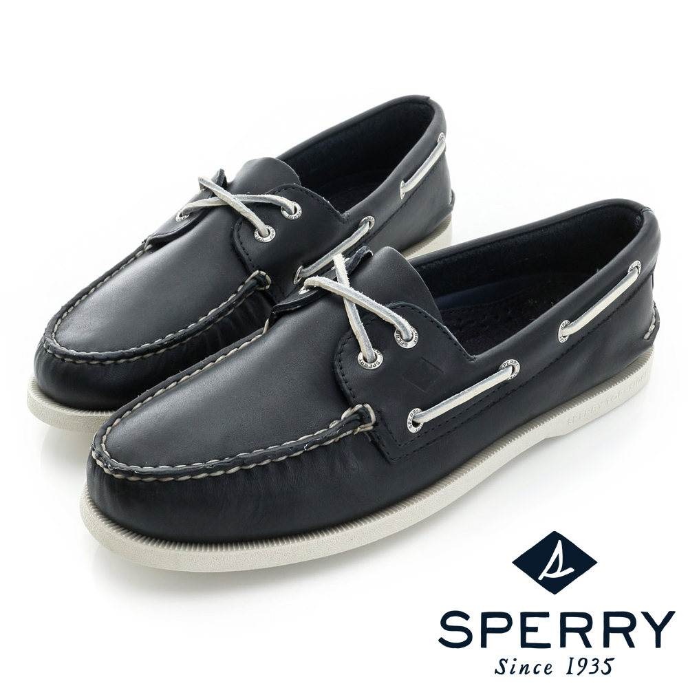 SPERRY 經典魅力牛皮帆船鞋(男)-海軍藍