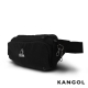 KANGOL 韓國經典隨身運動腰包/斜背包/收納包(黑) KG51160 product thumbnail 1