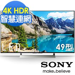 SONY 49吋 4K HDR 聯網 液晶電視 KD-49X900