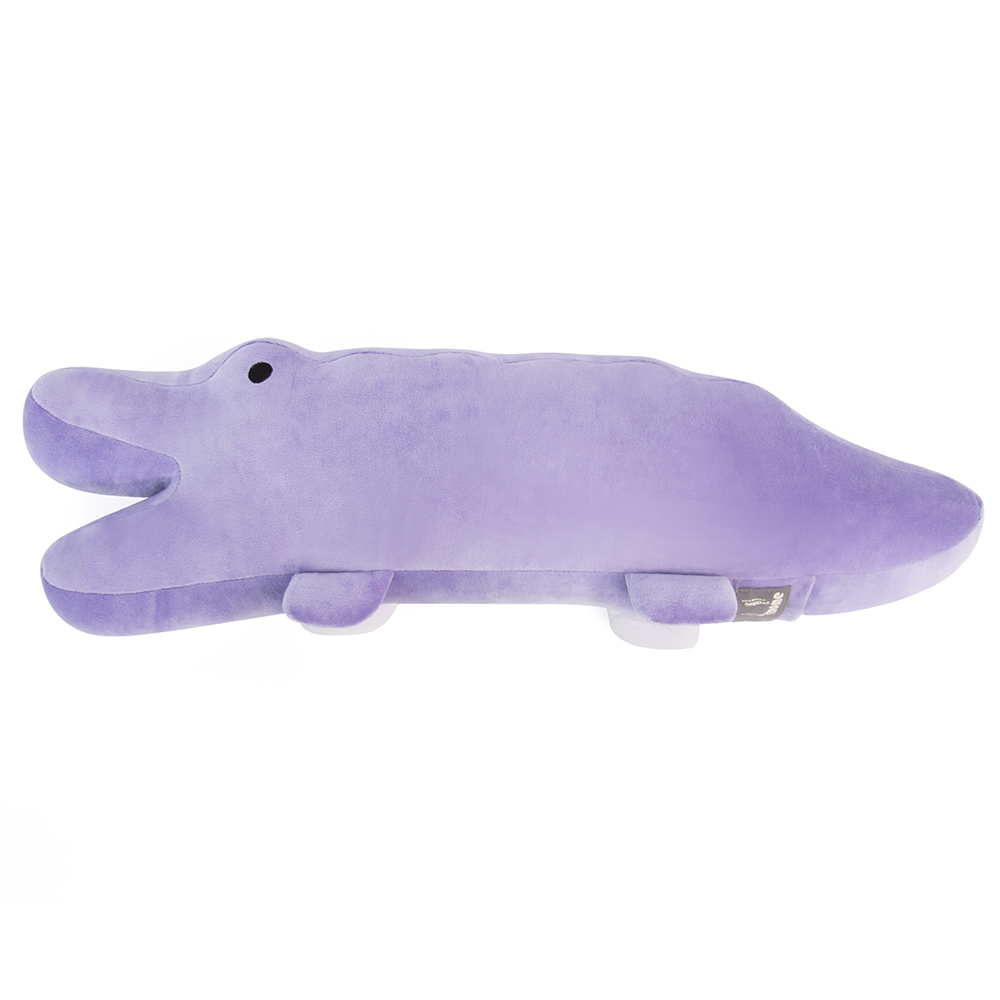 Yvonne Collection鱷魚造型長抱枕-紫