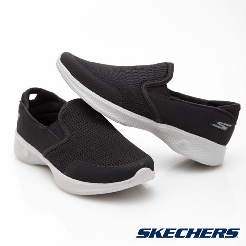 SKECHERS (女) 健走系列GO WALK 4 - 14927BKGY