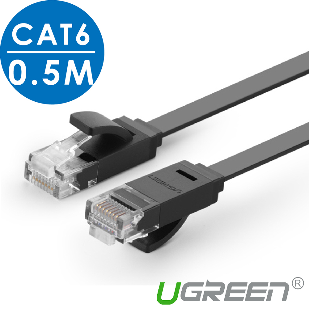 綠聯 CAT6網路線 FLAT版 0.5M