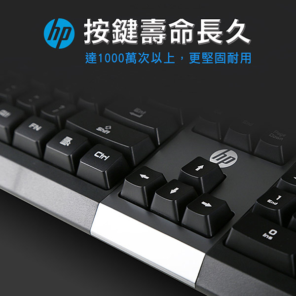 HP 有線鍵盤 K100