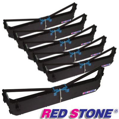 RED STONE for PANASONIC KX-P181黑色色帶組(1組6入)