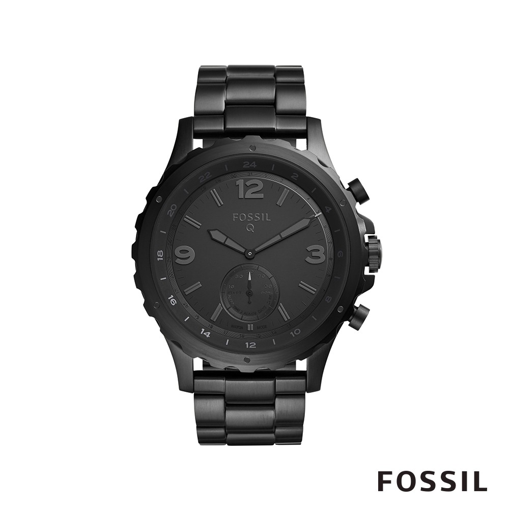 FOSSIL Q NATE 智慧手錶-黑