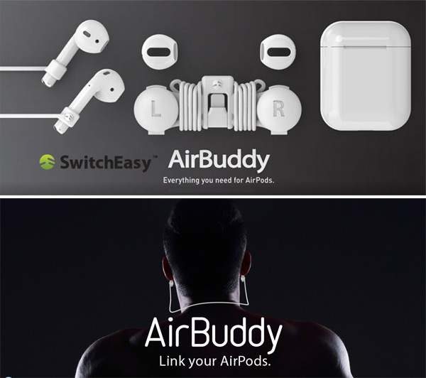 SwitchEasy AirBuddy Apple AirPods防丟收納整線器