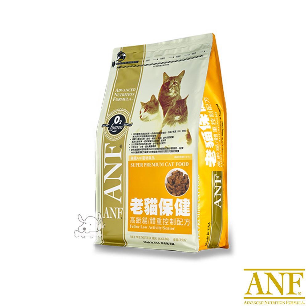 ANF 愛恩富 老貓保健配方 貓糧 3kg