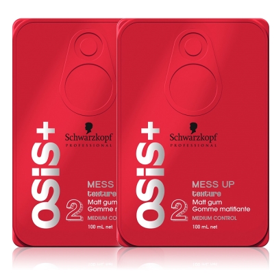 Schwarzkopf OSIS+ MESS UP 施華寇慵懶凝土（髮泥）100ml x2