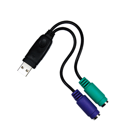 i-gota USB 對 PS/2 雙埠滑鼠鍵盤轉接線